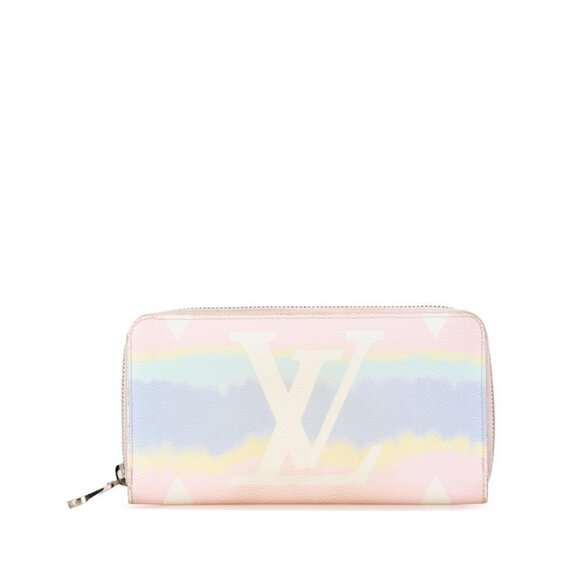 LOUIS VUITTON Pink Leather Wallet - Picture 1 of 9